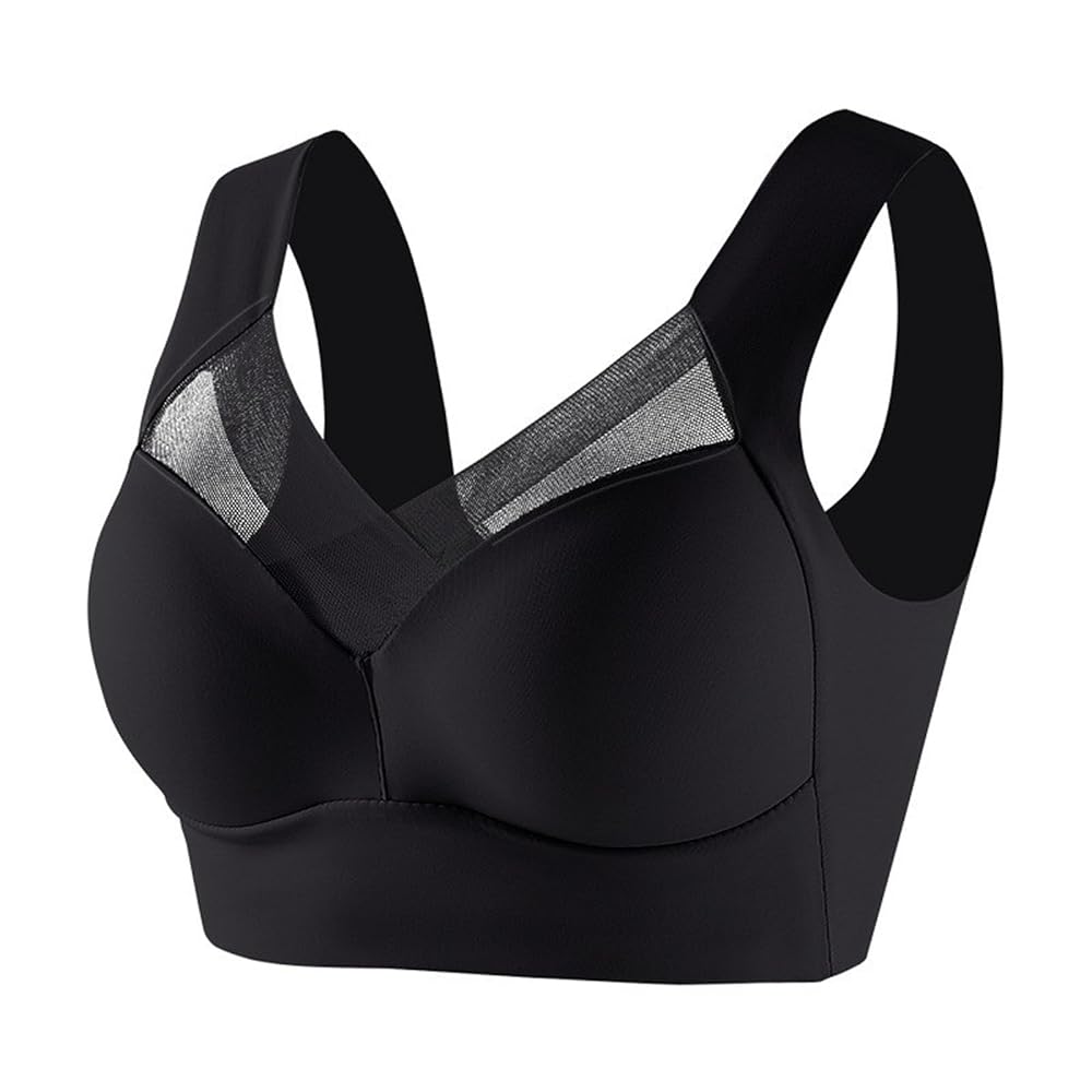 【新品/未使用】 thehighlights 'bra' gray Sサイズ Zen Chic Bras for Older Women Posture Correcting Wireless